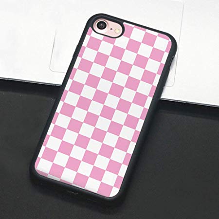 Checkerboard Phone Case for iPhone 11 Pro Max XS Max XR X 8 Plus 7 Plus 8 7 6 6s 5s 5 se Hard Cover Grid Lattice Plaid Tartan Damier House Checkerboard Chessboard Checker Flag (iPhone XR,4)