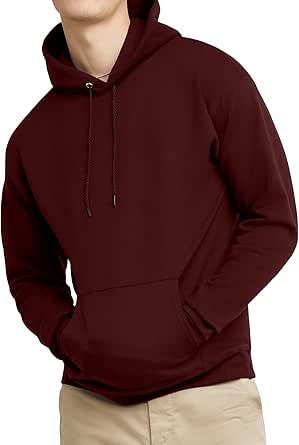 Hanes Men's Hoodie, EcoSmart Fleece Hoodie, Hooded Sweatshirt for Men