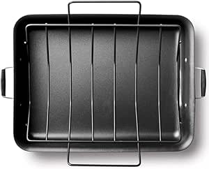 Calphalon Select AquaShield Nonstick Technology 16" Roaster Dishwasher Safe w/Rack Gas Electric Glass Stove