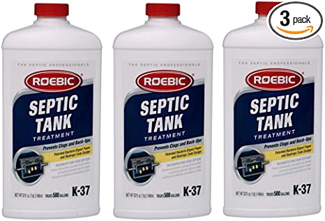Roebic Laboratories,Inc. K-37-Q Septic Tank Treatment,32-Ounce - 3 Pack