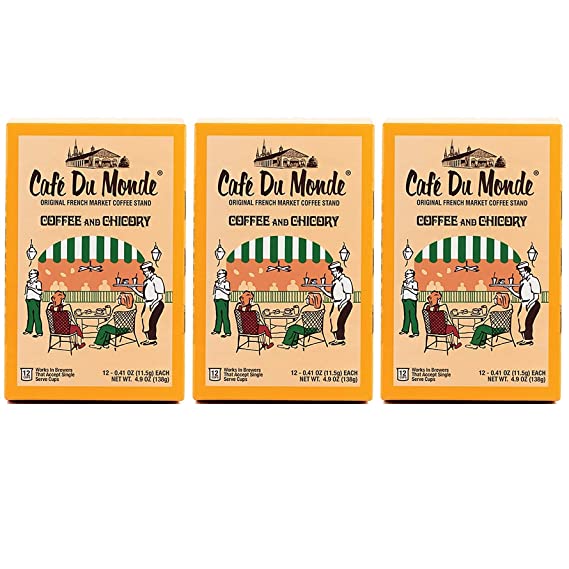 Cafe du Monde Coffee and Chicory 36 Single Serve Pods