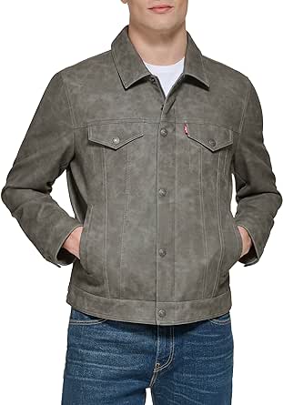 Levi's Men's Faux Leather Classic Trucker Jacket