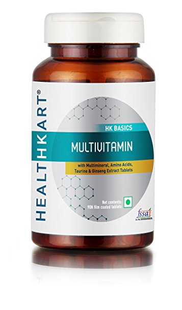 HealthKart Multivitamin with Ginseng Extract - 60 Vegetarian Tablets