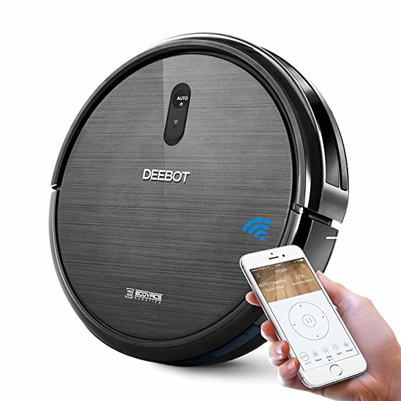 ECOVACS DEEBOT N79 Robotic Vacuum Cleaner with Strong Suction, for Low-pile Carpet, Hard floor, Wi-Fi Connected (2 PACK)