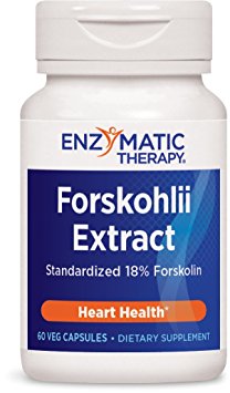 Enzymatic Therapy Forskohlii Extract Vegetarian Capsules, 60 Count