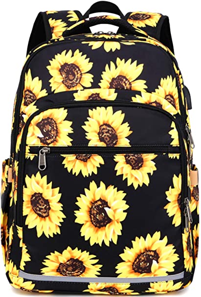 Backpack for Women Men 15 Inch Laptop Bookbag College School Bag with USB Port