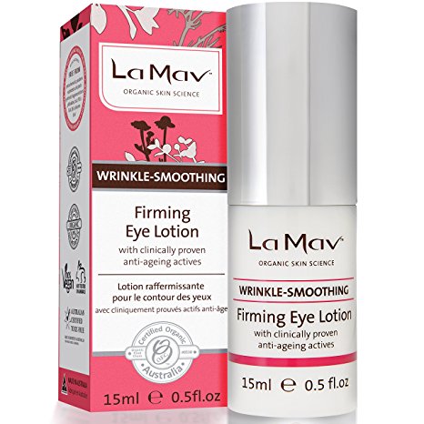 Organic Firming Eye Cream Anti Aging Formula For Younger, Brighter Eyes - Potent, Natural Ingredients Fights Fine Lines, Wrinkles and Puffiness - Best For Daily Use On All Skin Types