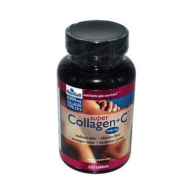 Neocell Super Collagen Supplements for Skin Elasticity c Type I & III (1 & 3), 120 Tablets