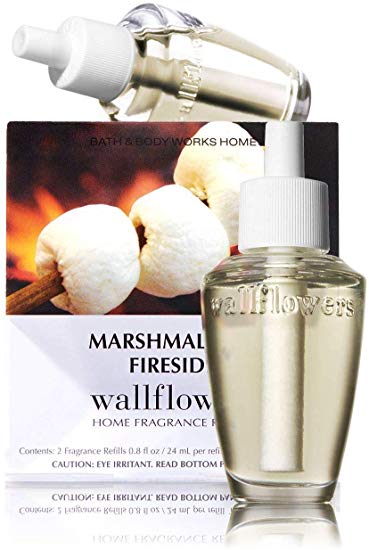 Bath & Body Works Slatkin & Co Marshmallow Fireside Wallflower Home Fragrance 2 bulb refills