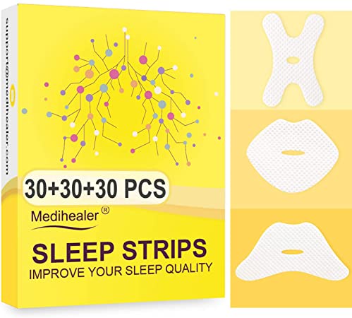 90PCS Mouth Strips for Sleeping,Gentle Sleep Strips for Better Nose Breathing&Less Mouth Breathing,Mouth Strips for Mouth Breathers, Sleep Mouth Tape/Taping, Instant Snoring Relief&Better Sleep
