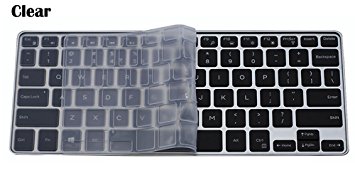 CaseBuy Ultra Thin Silicone Keyboard Protector Cover Skin for Dell XPS 13-9343 13-9350 13-9360 13.3-Inch Ultrabook Computer (Clear)