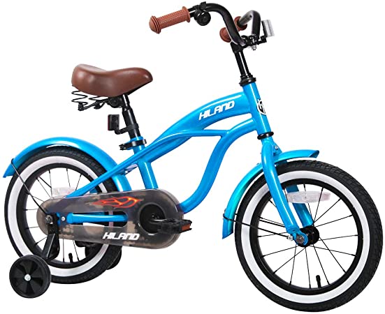 JOYSTAR 12" 14" 16" Kids Cruiser Bike with Training Wheels for Ages 2-6 Years Old Girls & Boys, Toddler Kids Bicycle