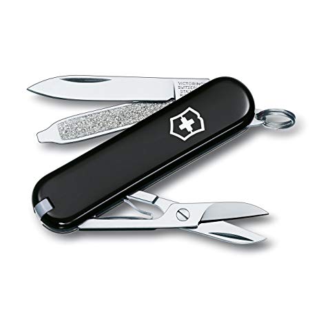 Victorinox Swiss Army Classic SD Pocket Knife, Black