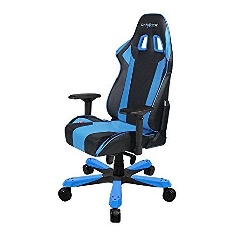 DXRacer OH/KB06/NB Racing Bucket Seat Office Chair Gaming Ergonomic with Lumbar Support (Blue)