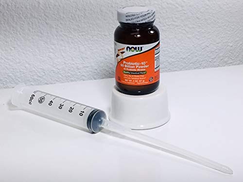 Probiotic Enema and Vaginal Cleanse Syringe - Enema Syringe and Probiotic Powder for Probiotic Implant - Targets Candida