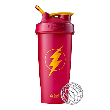 BlenderBottle Justice League Superhero Mixing Cups – Classic 28 Ounce, Flash