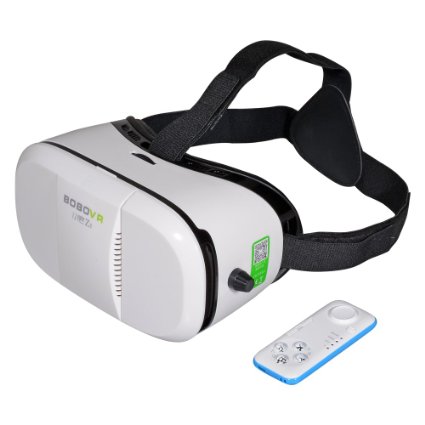 KREN 3D IMAX VR Virtual Reality Headset Glasses with Bluetooth Controller