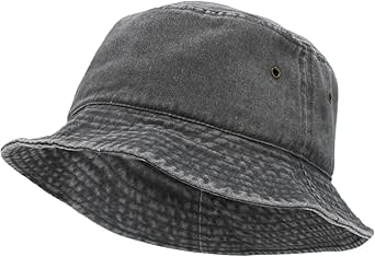 KBETHOS Unisex Washed Cotton Bucket Hat Summer Outdoor Cap