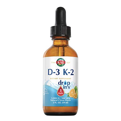 D-3 K-2 Dropins Citrus Kal 2 fl oz Liquid