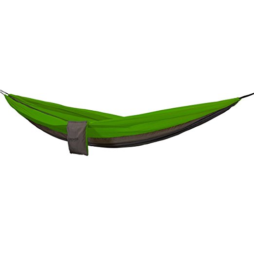 Rovor Chill-Ino Single Camping Hammocks with Quadruple Stitching, Included Carabiners and Attached Stuff Sack, The Ino is the Best 1 Person Nylon Parachute Camp Hammock