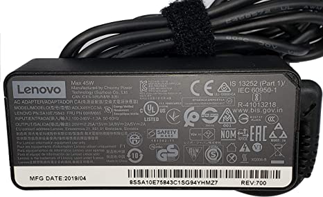 New Lenovo Original Laptop Charger 45W watt USB Type C AC Power Adapter - Lenovo ThinkPad Yoga Miix,X280 T480 T480s T580 E480,MIIX5 Pro,X1 Carbon 2017 2018,X1 Tablet