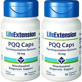 LIFE EXTENSION PQQ CAPS, 10 mg, 30 capsules, (pack of 2)