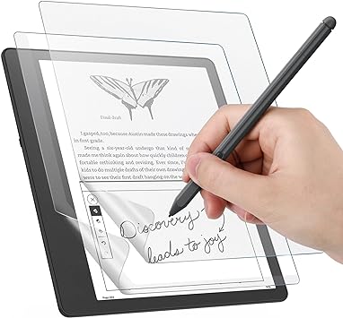 MoKo 2-Pack Matte Screen Protector Compatible with Kindle scribe 10.2 2022, [Paper-feeling Film Writing] Anti-Glare Premium PET Film fit 2022 Kindle scribe 10.2, Matte