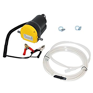 ALEKO BST1017 12V 5A DC Motor Fuel Oil Diesel Extractor Scavenge Suction Transfer Pump with Hose