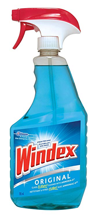 Windex Original Blue Glass & Window Cleaner - 765ml