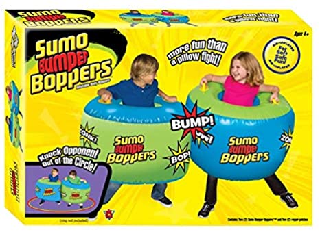 Big Time Toys Sumo Bumper Boppers Belly Bumper Toy - Set of 2 Boppers