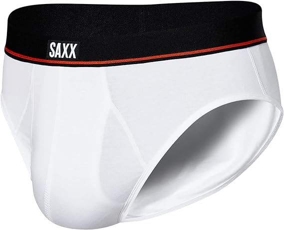 SAXX Men’s Underwear - Non-Stop Stretch Cotton Brief with Built-In Pouch Support and Fly – Underwear for Men