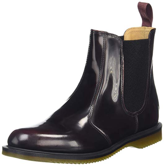 Dr. Martens Women's Flora Leather Pull On Boots