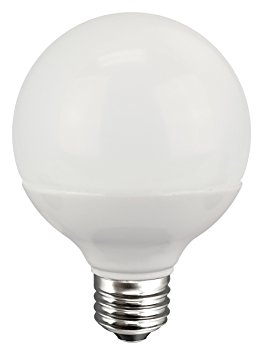 TCP LED G25 - 60W Equivalent (8W), Soft White (2700K), Dimmable, Decorative Globe Light Bulb