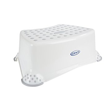 Graco 16014 Sure Foot Step Stool White/Grey
