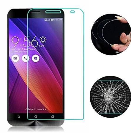 Pooqdo 9H Tempered Glass LCD Screen Protector Film for Asus Zenfone 2 ZE551ML