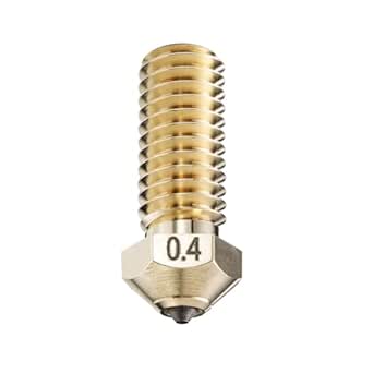 Diamond PCD Tip 3D Printer Nozzles, Hardened High Precision for QIDI X-Max3 / X-Smart3 / X-Plus3 3D Printer (QIDI, 0.4mm)