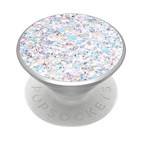 PopSockets PopGrip: Swappable Grip for Phones & Tablets - Sparkle Snow White