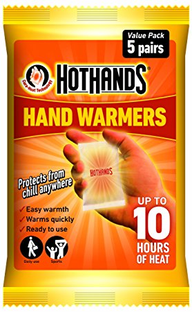 Hot Hands Hand Warmer Value Pack, 5 x Pack of 2(10 pairs)