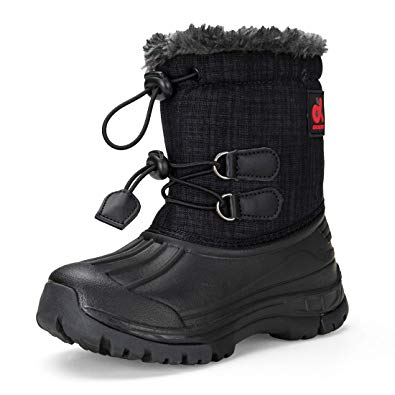 DREAM KIDS Boys Snow Boots Outdoor Waterproof Cold Weather Winter Boots for Girls(Toddler/Little Kid/Big Kid)