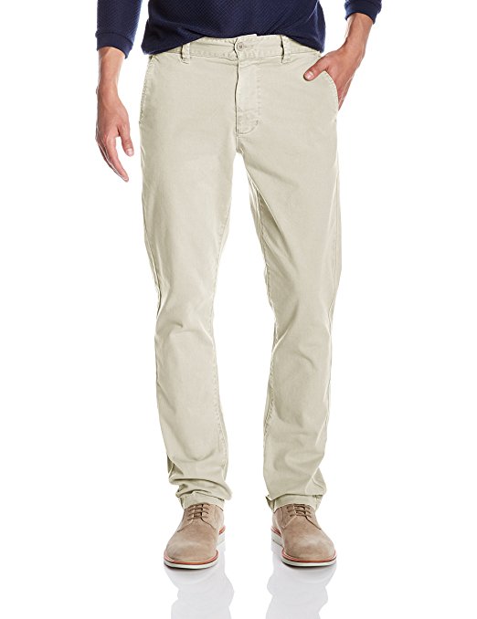 Quality Durables Co. Men's Stretch Cotton Regular-Fit Chino Pant