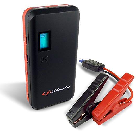 Schumacher SL1317 1000 Peak Amp Lithium Ion Jump Starter with USB Portable Power Port