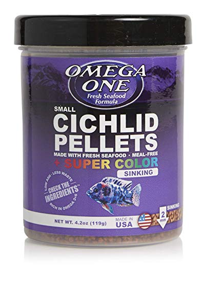 Omega One Super Color Cichlid Pellets Small Sinking