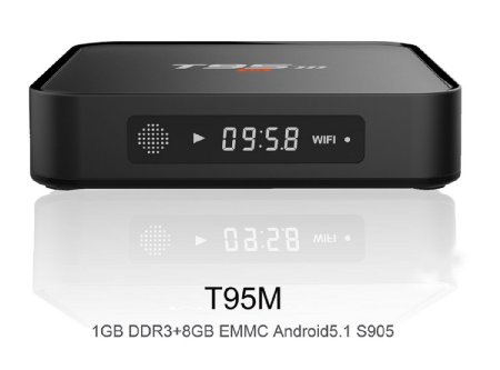 Qiufeng® T95M Android TV Box Smart TV Box 1G/8G S905 Quad-core Mini PC KODI 16.0 Miracast 4K*2K H.265 3D 2.4G WiFi LAN HD USB Host With Screen update from mxq pro