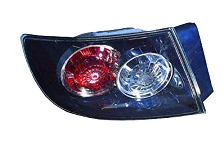 Mazda 3 Sedan Replacement Tail Light Assembly (Standard Type, Outer) - Driver Side