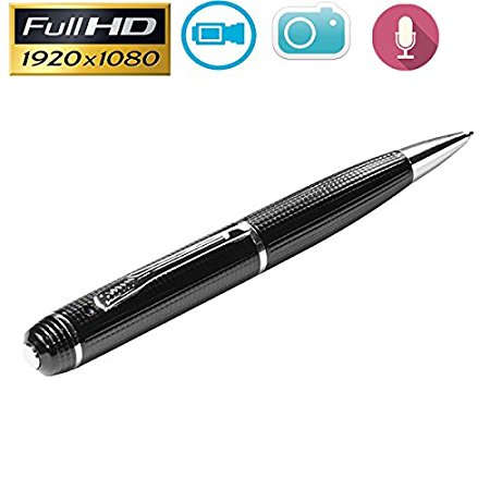 Hidden Camera Spy silver Pen 1080p. Real HD Video. Image & Voice Recorder. Upgraded Battery & 5 ink Fills Included! Executive Multifunction DVR. Perfect Gift