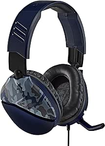 Turtle Beach Recon 70 Headset (Blue Camo) - Xbox Series X, Xbox One, PlayStation 5, PlayStation 4, Nintendo Switch, Mobile