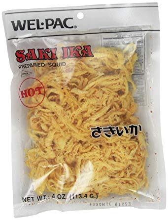 Wel-Pac - Saki Ika Hot (dried squid) 4.0 Oz.