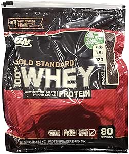 Gold standard Optimum Nutrition 100 % Whey Chocolate 5.64 Lbs, 5.64 Pounds