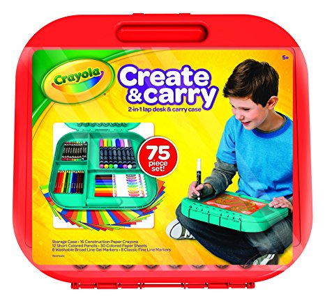 Crayola Create 'n Carry Case, Portable Art Tools Kit, Over 75 Pieces, Great Gift