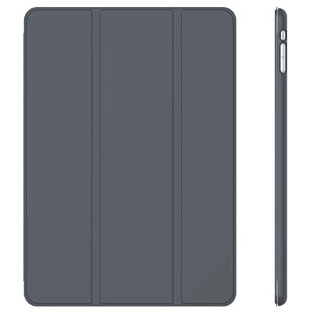 JETech Case for iPad mini 1 2 3 (Not for iPad mini 4), Smart Cover Auto Wake/Sleep, Dark Grey